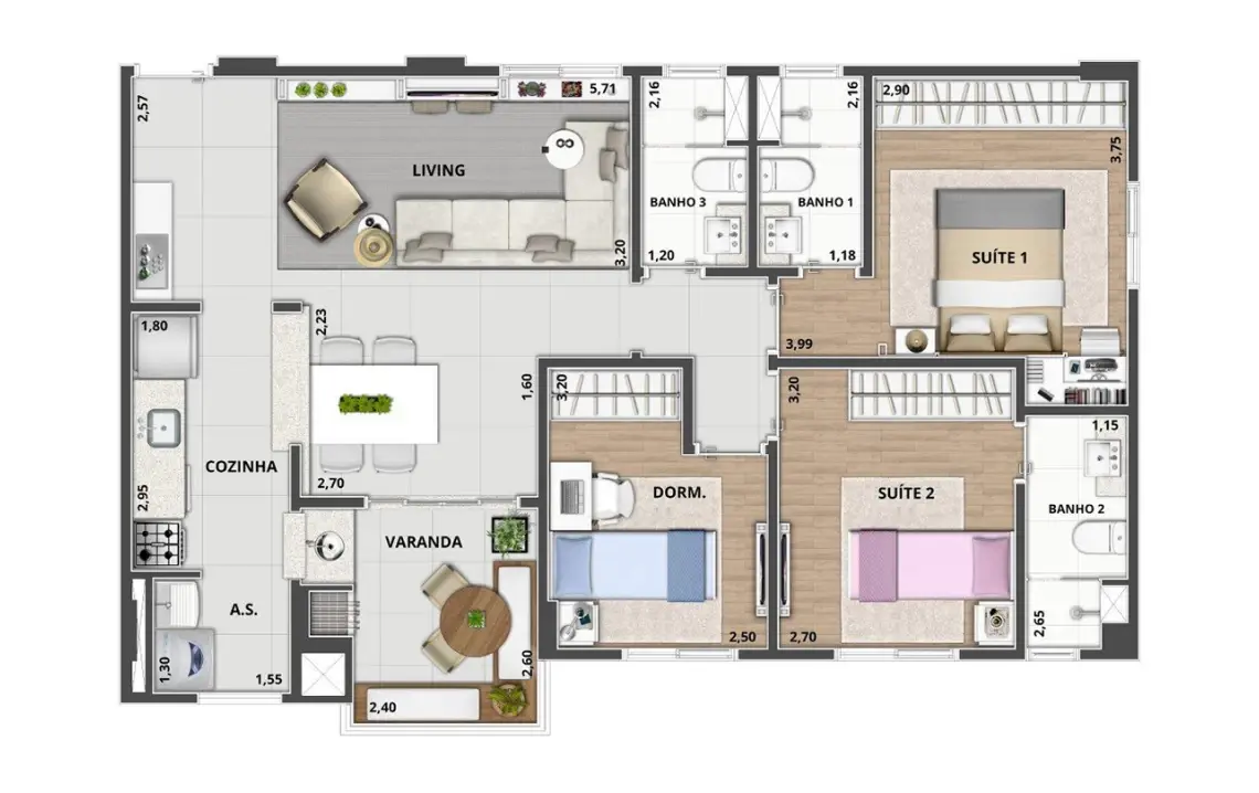 Veredas Patriani: 3 Quartos (2 Suítes), Varanda Gourmet, Lazer Completo e 2 Vagas! em Parque industrial, Campinas - sp | SoloBR